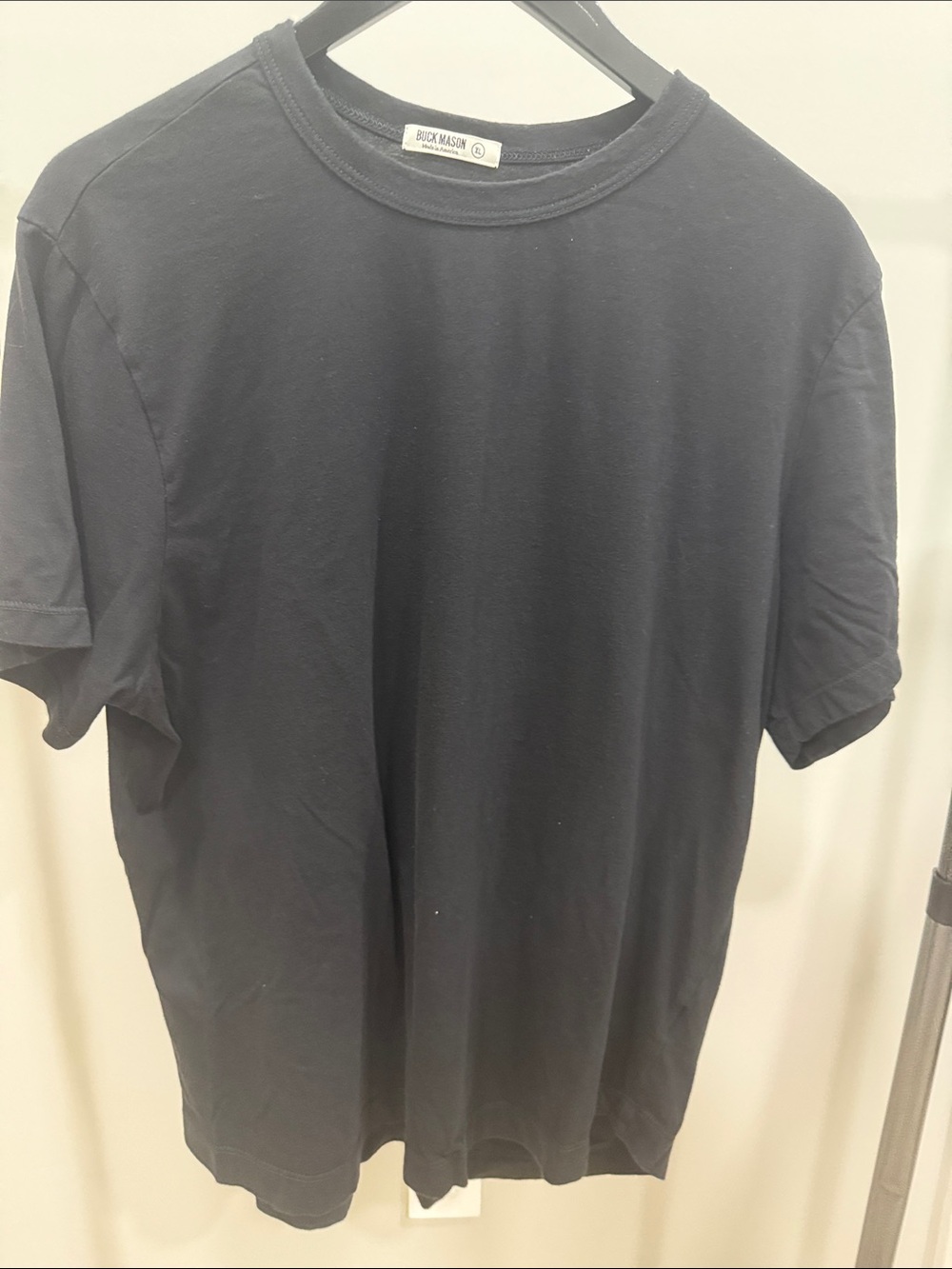 Buck Mason Black Short Sleeve Crewneck Tee